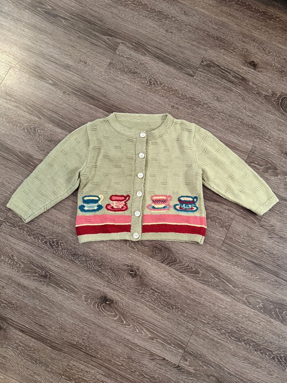 Handmade Teacup Cardigan